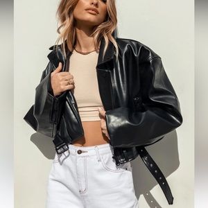 Lioness staten island leather jacket